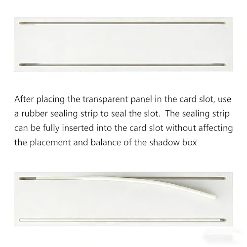 Shadow Box Frame with Lights 10'' ×8 '' Memory Boxes Keepsakes Display Case Dried Flower 3D Deep Picture Frame Memorial Gifts Memorabilia Medal Wedding Travel Baby Items (White) - color: White