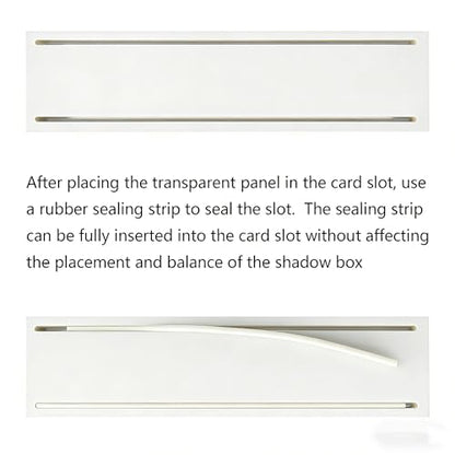 Shadow Box Frame with Lights 10'' ×8 '' Memory Boxes Keepsakes Display Case Dried Flower 3D Deep Picture Frame Memorial Gifts Memorabilia Medal Wedding Travel Baby Items (White) - color: White