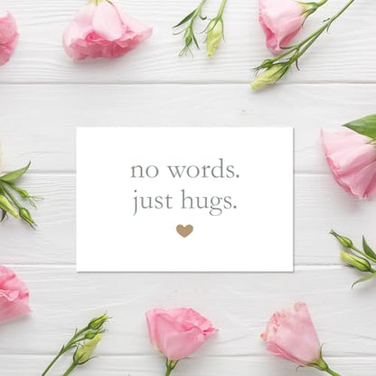 Sympathy Grief Card, In Sympathy Greeting Card For Him Her, Thinking of You Cards, Bereavement Condolence Grieving Cards for Best Friend Bestie Coworker - color: #3