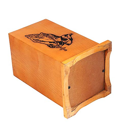 Rosewood Wooden Cremation Urns for Human Ashes Adult - Handcrafted Funeral Memorial Ash Storage Urn - Burial Columbarium (Praying Hand, 250 Cubic Inches) - color: Praying Hand