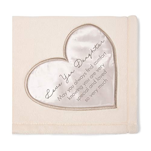 Pavilion The Comfort Blanket Plush Throw Blanket Family Friend Encouragement Love Wife Girlfriend Mom Grandparents Son Daughter Anniversary Birthday Housewarming Gift Present (Daughter) - style: Love you Daughter