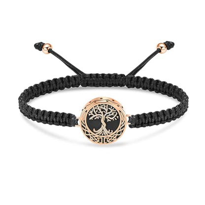 Imrsanl Tree of Life Urn Bracelet for Ashes for Women Men - color: Rose Gold