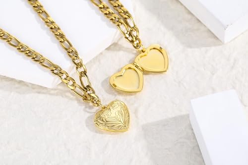 TUGHRA Gold Locket Bracelet for Women, 925 Sterling Silver Heart Photo Bracelet Lockets Memorial Keepsake Jewelry Gift for Mom, Wife, Daughter Mother's Day Birthday - style: C-Mother and Daughter