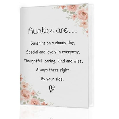 Auntie Gifts Photo Albums 4x6 Pictures, Aunt Gifts from Nephew Niece, Best Auntie Gifts Small Memory Photo Album Book for Family Wedding Anniversary Vacation Travel - color: Aunties
