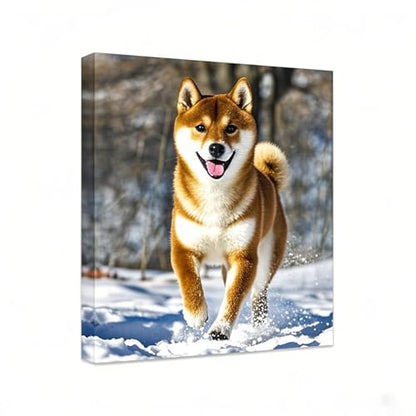 Personalized Photo to Canvas Print - Canvas Prints With Your Photos on Custom Wall Art for Bedroom, Living Room, Wedding Baby Pet Family Picture Framed Wall Art (20" W x 32" H) - size: 32"L x 20"W