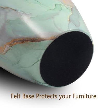 Green Marble Finish Cremation Urn for Ashes Adult Male Female - size: Large,Green Marble Finish