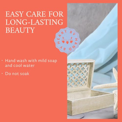 Mela Artisans Trellis Mango Wood Storage Box - Whitewash, 9x6 in - color: Whitewash, size: Large