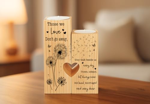 Sympathy Gifts for Loss of Loved One, Bereavement Candle Holders - Condolence Gift, Memorial Gifts for Mother Father Grandma (WE Love) - size: WE LOVE