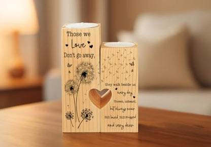Sympathy Gifts for Loss of Loved One, Bereavement Candle Holders - Condolence Gift, Memorial Gifts for Mother Father Grandma (WE Love) - size: WE LOVE