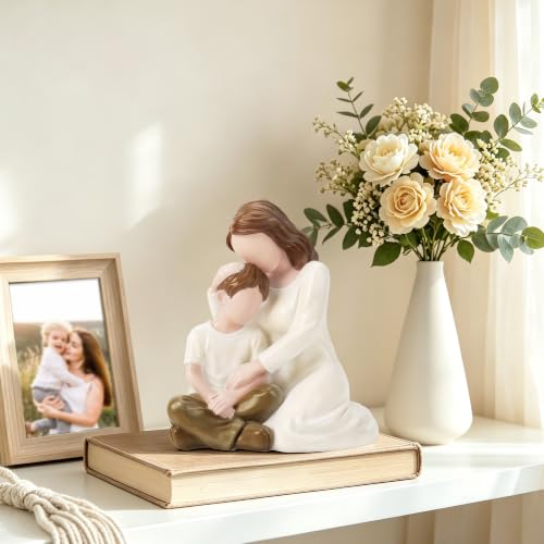 Mom and Son Gifts, Mom Birthday Gifts from Son, Mother of the Groom Gift - color: White-mom Son