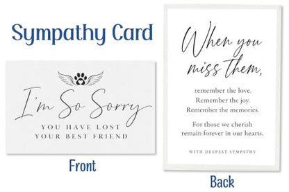 925 Sterling Silver Paw Print Stud Earrings with Jewelry Box and Sympathy Card, Pet Memorial Gift for Dog or Cat Loss Remembrance - color: Light Purple