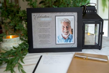 Celebration of Life Memorial Lantern & Photo Frame - Thoughtful Sympathy Gift/Bereavement Gift