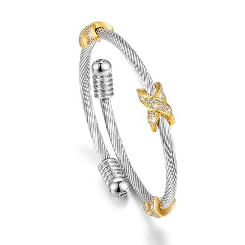 Abooxiu Stainless Steel Ash Bracelet for Men & Women - Memorial Ashes Holder, Filling at Both Ends - color: Infinity-Silver