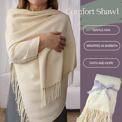Felinlova Sympathy Gift for Loss of Loved One, Condolences Gift for Loss | Bereavement Gifts Bereavement Comfort Gifts Condolence Care Package with Shawl, Candle, Mug & Comfort Items