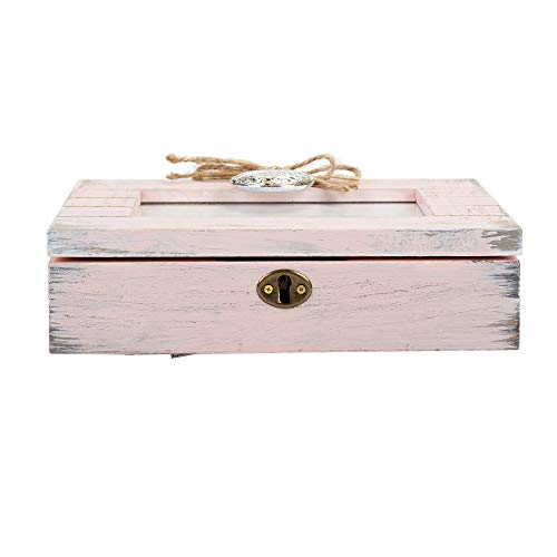 Cottage Garden A Prayer for You Inspirational Blush Pink Distressed Locket Music Box Plays Ave Maria