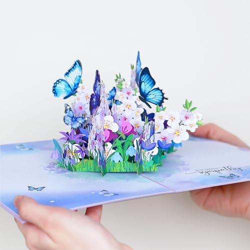 Paper With Deespest Sympathy Pop Up Greeting Card, With Deepest Sympathy Card Loss of Pet, Mom, Mother, Father, Dad,Child, Grandma, Thinking Of You Card, Sympathy Quilling Card for Loved One with - color: Butterfly