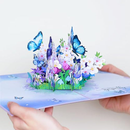 Paper With Deespest Sympathy Pop Up Greeting Card, With Deepest Sympathy Card Loss of Pet, Mom, Mother, Father, Dad,Child, Grandma, Thinking Of You Card, Sympathy Quilling Card for Loved One with - color: Butterfly