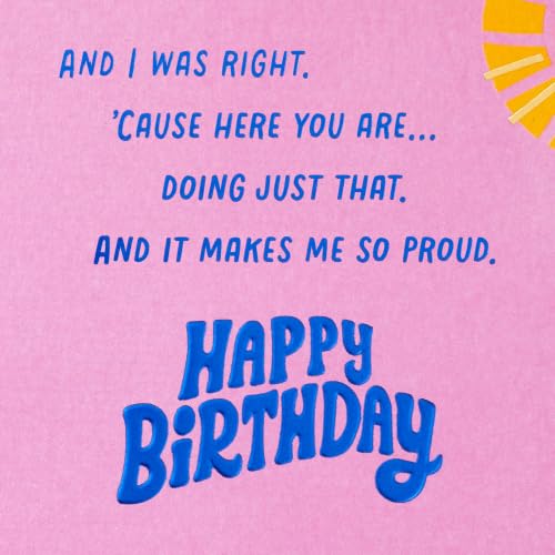 Hallmark Birthday Card for Daughter (So Much Sunshine) - style: Retro So Much Sunshine