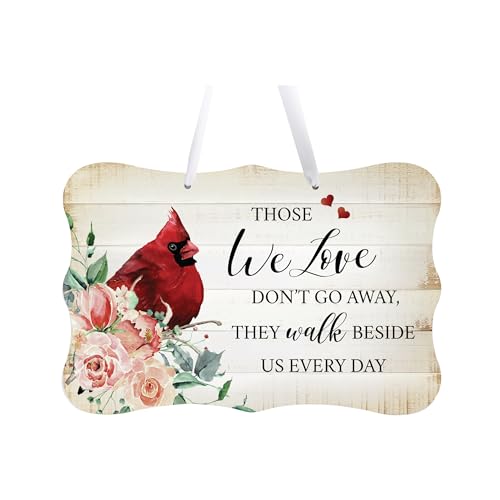 LifeSong Milestones Memorial Wall Hanging Signs Bereavement Keepsake Condolence Funeral Gift For Loss of Loved One 8x12 (Those We Love Don't Go Away (White)) - color: Those We Love Don't Go Away (White)