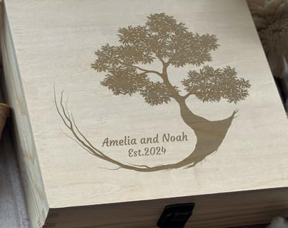 Eternal Tree of Life - Custom Engraved Memorial Gifts with Personalized Name Dedication, Unique Remembrance Present