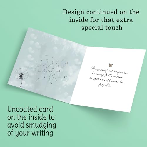Stuff4 Sympathy Cards, Deepest Sympathy Sad Loss Of Your Husband Card | Sorry Mourning Bereavement Cards for Adults, 5.7 x 5.7 Inch Condolences Thinking of You Card - color: Husband