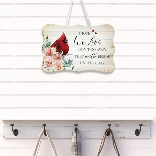 LifeSong Milestones Memorial Wall Hanging Signs Bereavement Keepsake Condolence Funeral Gift For Loss of Loved One 8x12 (Those We Love Don't Go Away (White)) - color: Those We Love Don't Go Away (White)