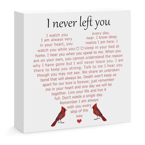 Sympathy Gifts for Loss of Loved Memorial Wooden Block Sign Funeral Condolence Gift In Loving Memory of Loved Desk Decor Table Decor Bereavement Remembrance Gift Idea