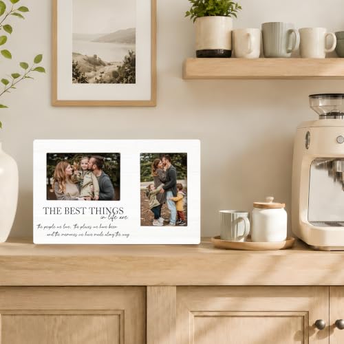 Family Double Picture Frame 4x6, Friends Two Photo Frame - color: color-3