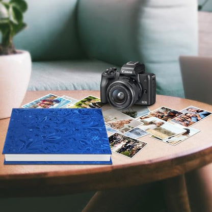 Fintie Photo Album 4x6 Photos - 600 Pockets Large Capacity Albums Book | Vegan Leather Cover, 4X6 Picture Keepsakes, Family/Wedding/Travel Memory Book, Baby/Kids/Boys/Girls Gift, Blue - color: blue