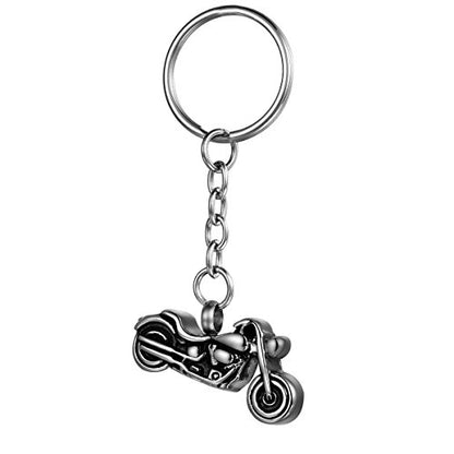 Motorcycle Cremation Jewelry Ashes Pendant Urn Necklace Memorial Keepsake - style: Keychain-motorcycle1