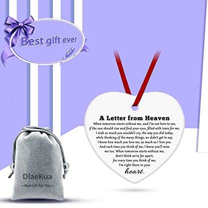 Sympathy Gifts for Loss of Mom Christmas Ornament Gifts Remembrance Memorial Presents for Loss of Mother Dad Daughter Son Husband Wife pet Ornament Hanging Sign Sympathy Condolence Presents