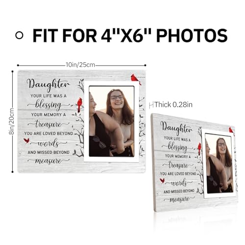 SteadStyle Memorial Gifts for Loss of Daughter, Memorial Frames 8x10 In - style: Daughter