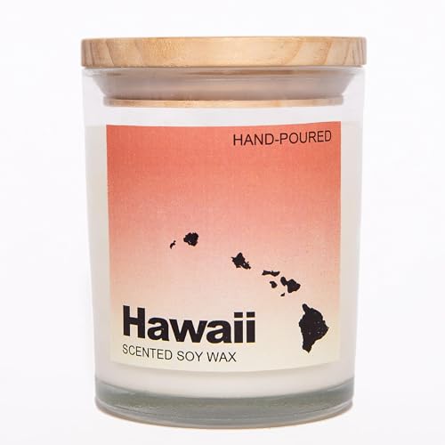Hawaiian Gifts for Women, Men, Friends, Family - Hawaii Decor, Scented Candle for Trip - color: Hawaii