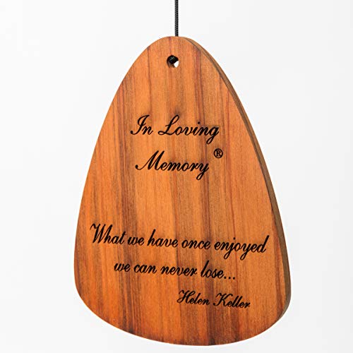 In Loving Memory 30-inch Windchime, Silver w/What we Have Once Enjoyed… - color: Silver