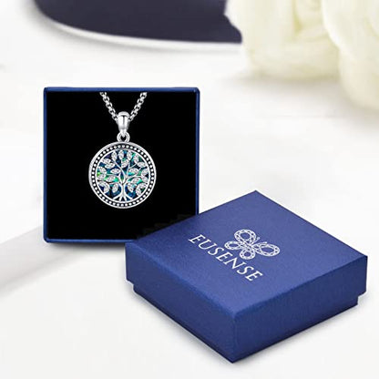 Picture Locket Necklace for Women Men Rose 14K Real Gold 925 Sterling Silver Jewelry Heart Locket Necklace that Holds Pictures Tree of Life Viking Wolf Celtic Knot St Christopher St Michael Pendant - color: I3-Tree of Life Locket-Abalone shells