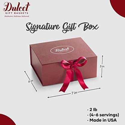 Dulcet Gift Baskets Gourmet Treats Gift Basket - Thank You Gift or Food Gift for Sympathy, Thank You, or Bereavement Ideas - Gourmet Delicious Baked Goods - Cookies, and Brownies Assortment Baked Goods