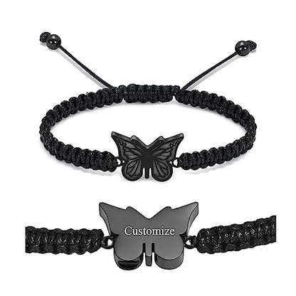 zeqingjw Butterfly Urn Bracelet for Ashes for Women Men - color: Customize