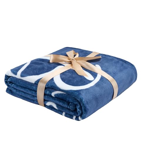Thinking of You Gifts for Women Men – Get Well Blanket 50x60 Inch, Navy Flannel Comfort Hug Blanket, Sympathy Throw for After Surgery, Chemo, Illness, Recovery - color: Get Well-navy