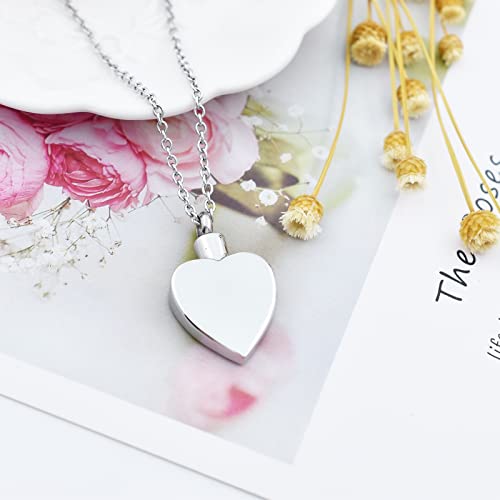 Fashion Pet Cremation Jewelry Stainess Steel Heart Keepsake Ashes Necklace Dog Cat Paw Memorial Urn Pendant - color: Purple