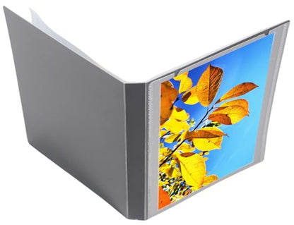 2 Pack Photo Album 4x6 Photos, 52 Pocket Photo Binder, PP Cover,Small,Black - color: Black, size: 52Photos 2Pack