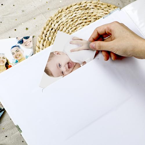 Holoary Baby Photo Album 4x6 500 Photos, Newborn Baby Keepsake Gifts for Baby Boy/Girl and New Parents, Woodland Animals Design Baby Photo Albums - size: 12''x13.3''