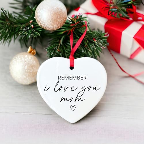 for Mom from Daughter - Remember I Love You - Christmas Birthday Valentines Gifts for Mom Women Her - Thinking of Miss You - Mother of The Bride Groom from Daughter - Just Because - color: Remember