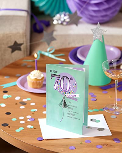 American Greetings 70th Birthday Card (Be Celebrated) - color: Be Celebrated