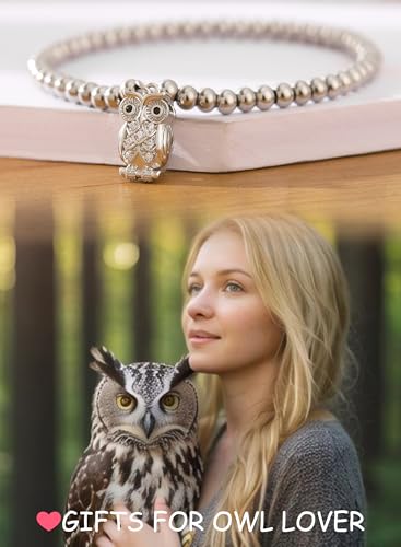 Bracelets for Women, Animal Evil Eye Bracelets, Birthday Graduation Christmas Gifts for Friends Sisters Mom Daughter - style: Owl