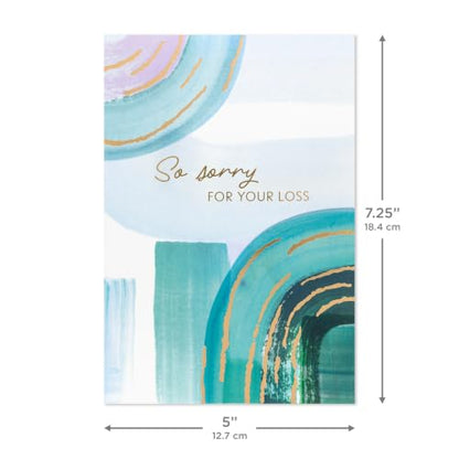 Hallmark Sympathy Cards with Envelopes, 12-Pack (Watercolor with Gold Foil) - style: Sympathy