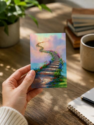 Customized Funeral Memorial Prayer Cards FPC1009ENCPSDP