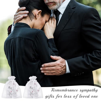 Equsion 60 Set Funeral Keychains for Guests Memorial Favors, Cardinal Bird - style: Cardinal Bird