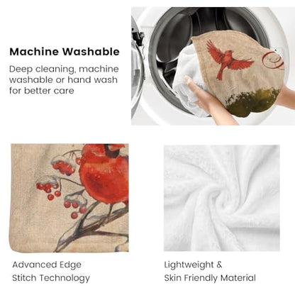 Personalized Memorial Blankets with Photos, in Memory of Loved One Gifts, Sympathy Bereavement Cardinal Blanket for Loss of Mom Dad Grandma Husband Son Daughter - color: New Arrivals-6