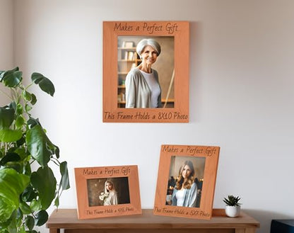 ThisWear Bereavement Dad Once Angel Now Mine Wood Frame - Landscape 5x7 - size: 5x7 Photo - Landscape