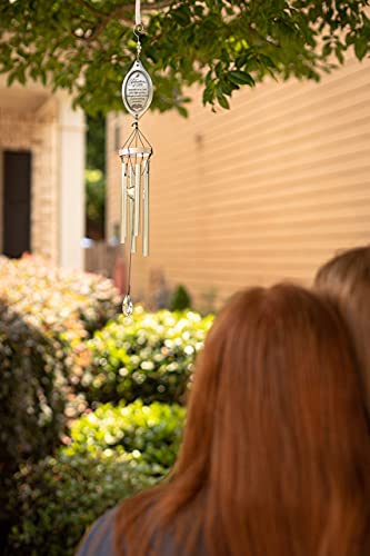 Sympathy Gift Set - Always with You Memorial Blanket with Celebration of Life Sympathy Wind Chimes